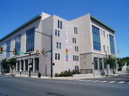 School made of precast concrete products