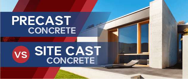precast concrete vs site cast concrete