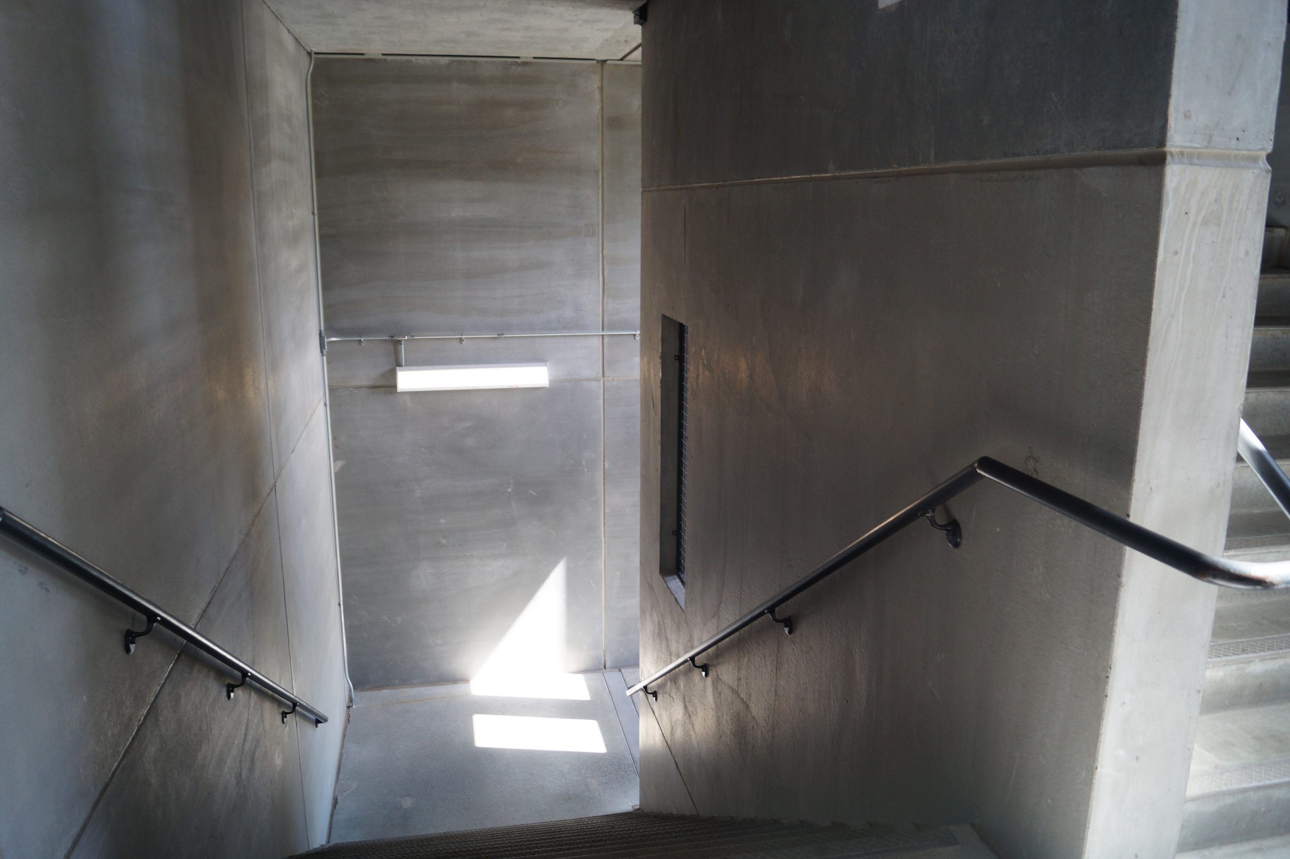 Precast Concrete Stairwell at Charter Arts School