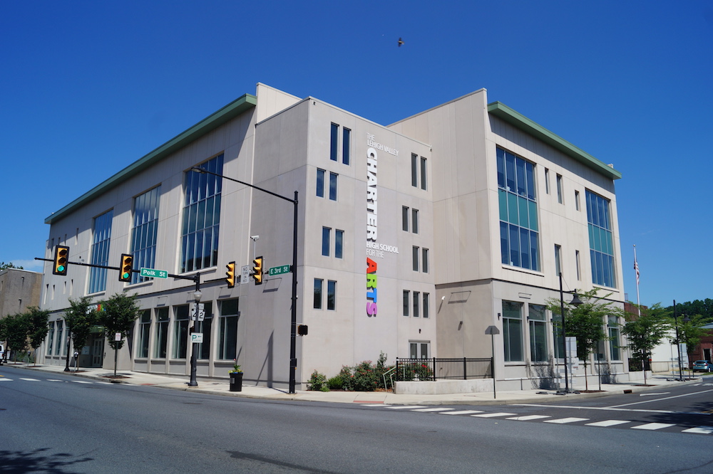 Lehigh Valley Charter School made of precast concrete